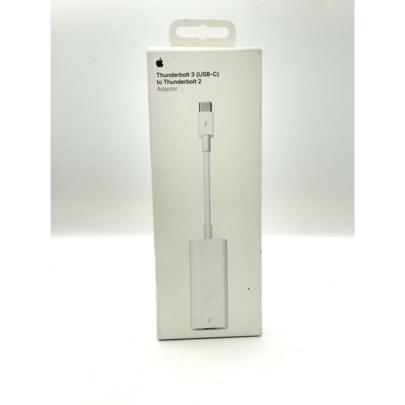 Apple Thunderbolt 3 (USB-C) to Thunderbolt 2 Adapter - New - Picture 1 of 5
